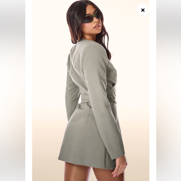 PLT - New with tags - Blazer Dress Sage - Size 6 - Picture 2 of 5